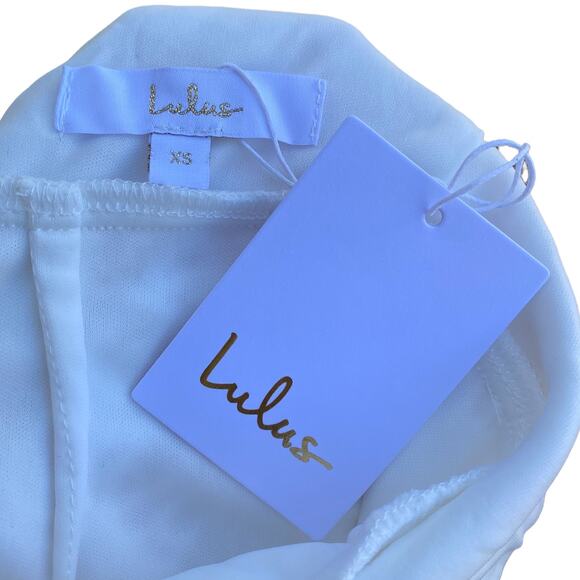 Lulus Way to Be Loved White Lace Long Sleeve Maxi Dress Women's Size Extra Small - Picture 12 of 14